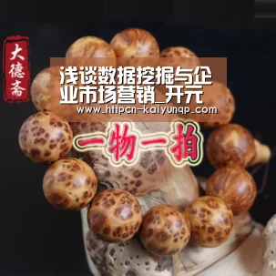 浅谈数据挖掘与企业市场营销_开元棋牌